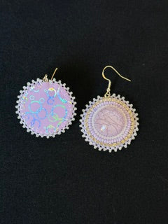 Lilac earrings