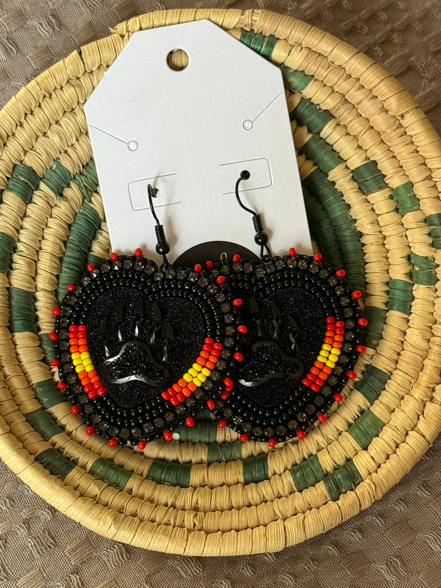 Black hearts with fire color 2