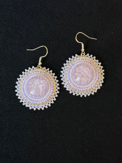 Lilac earrings