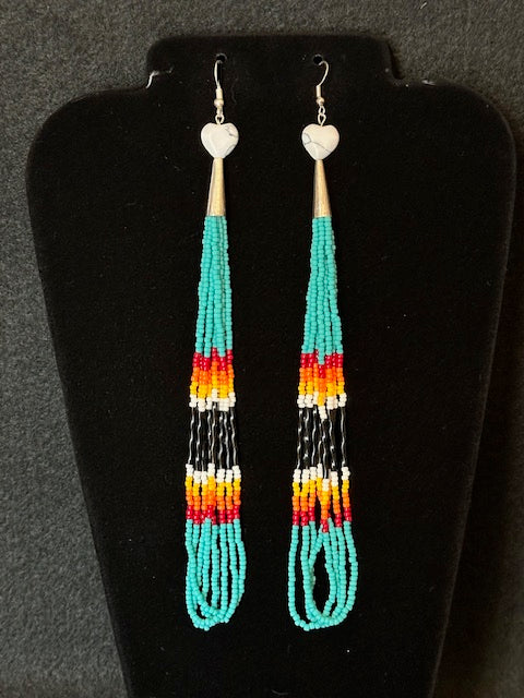 Turquoise fire fringe