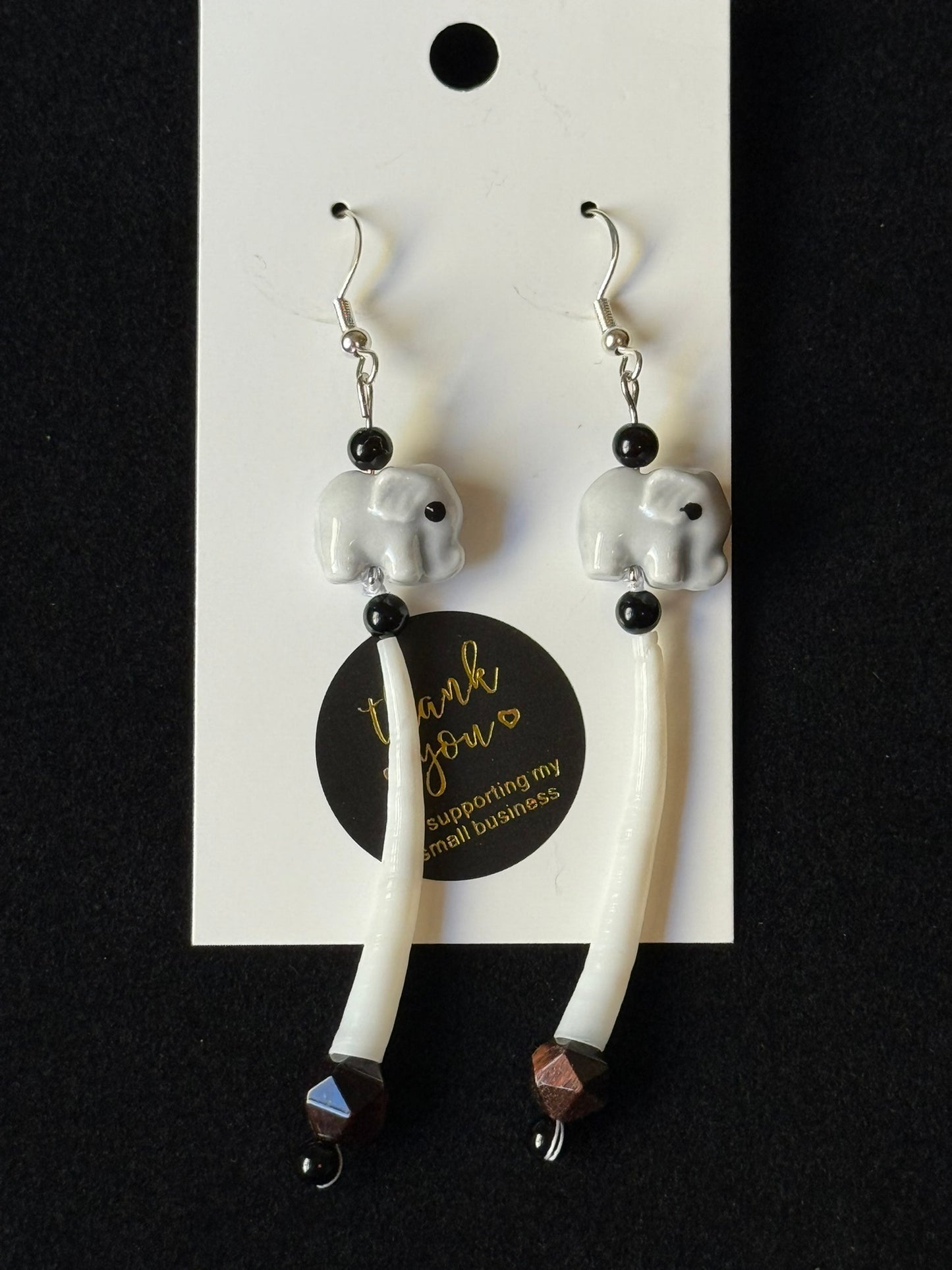 Dentalium earring option 4