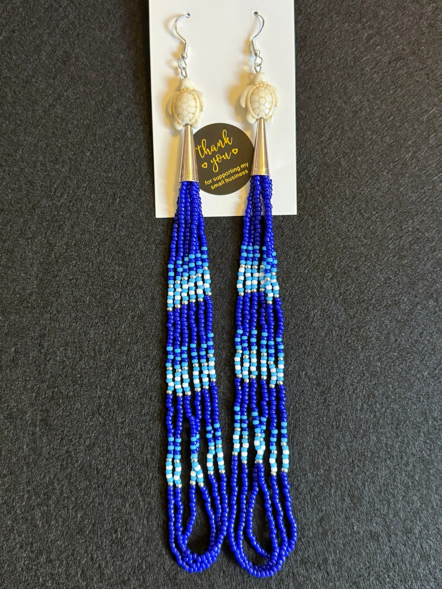 Blue fringe